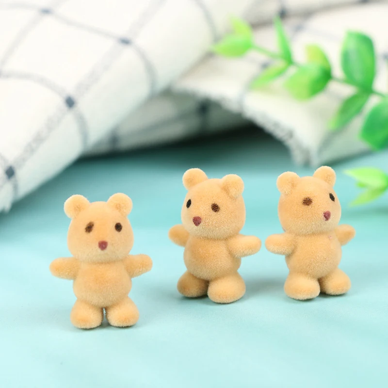 De Vânzare la cald 1 buc 2,5 cm 1:12 casă de Păpuși în Miniatură Urs Model Animal Rucsac Urs Papusa Casa Decor