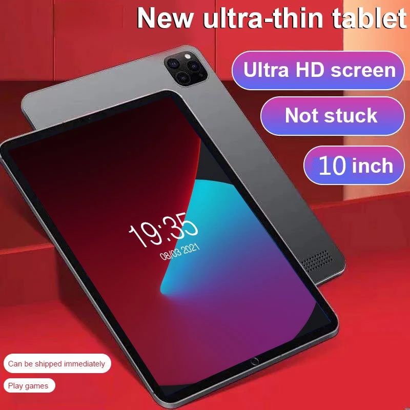 2023 Nou Tablet PC Nou Ultra-subțire de 10.1 Inch, procesor Octa Core Android 9.0 4G+64GB WiFi Tableta PC Dual SIM Dual Camera tableta copii