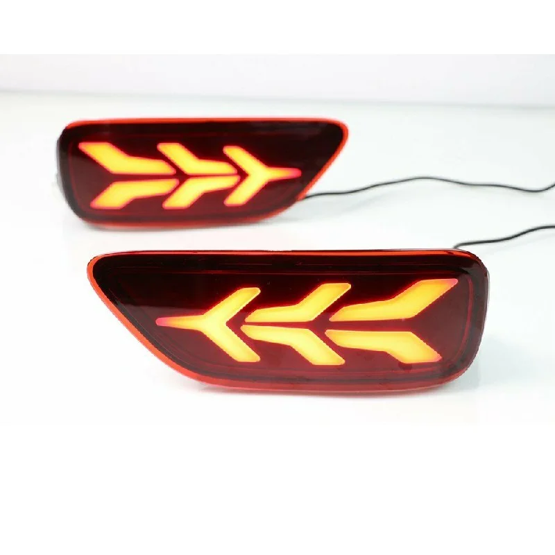 2 BUC LED-ul Roșu Bara Spate Coada de Lumină de Frână pentru Nissan Patrol Y62 2012-2020 Ceață Lămpi de Semnalizare Luminile de Frână Lampa de Stop Lumini 4