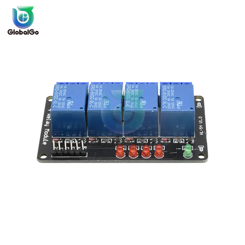 5V 4-canal de modul Releu cu Photocoupler Pentru arduino, Raspberry Pi Rosu Verde de Lumină Releu Comutator 3