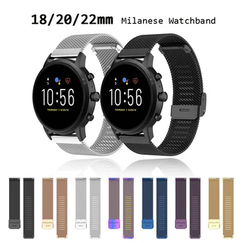 18 20 22 mm Milanese Curea Curea Pentru Samsung Galaxy Watch 46mm/ Ceas 3 45mm Banda Pentru Garmin Vivoactive 3 înlocuire curele