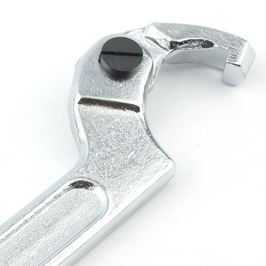Hot Nou Durabil 19-51mm Cârlig Reglabil Cheie Crom Vanadiu din Oțel Știft Cheie C Forma de Cheie Instrument Universal de Scule de Mână 5