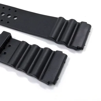 18mm 20mm 22mm Bratara Silicon Benzi de Cauciuc Pentru Ceasuri de mana Casio EF Înlocui Electronice Ceas de mână Ceas de Trupa Sport Curele 4