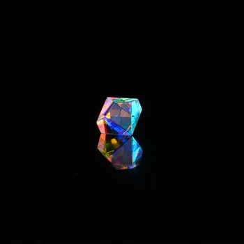 18mm Hexagonale Prisma Decor Acasă Prismă de Sticlă de culoare cu Cubic Știință Cub Optică Prisma PhotographyHoliday cadou