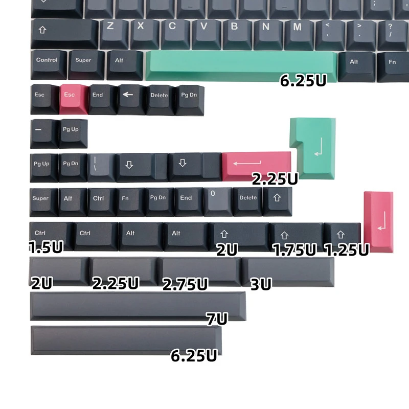 142 Cheile GMK Moderne Dolch taste Cherry Profil PBT Dye-Sub Mecanice Keyboard Keycap Pentru MX Comutator Cu 1.75 U 2U Shift61/64 3