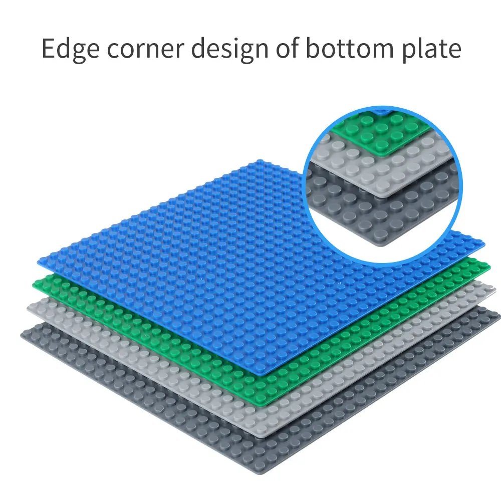 NOUA placă de bază 12x12 24x24 32x32 Puncte Puncte Mici Sinlge-side LOGO-ul MOC Element Blocuri de Construcție de Bază Placă de Mici Cărămizi Construct 3