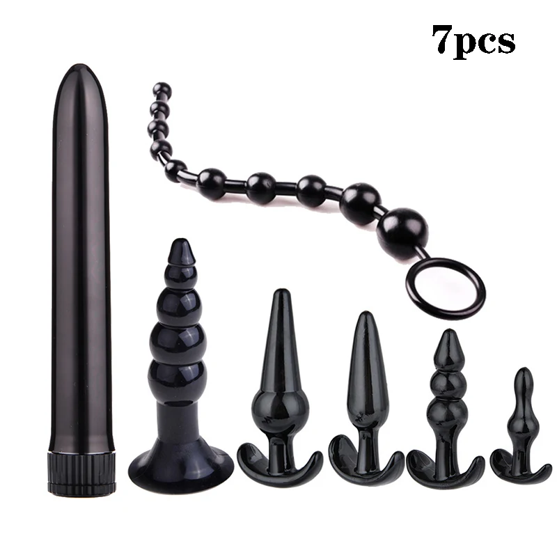 Exploziv varietate de anal prize combinație jucarii sexuale vibratoare anale dop de fund sex feminin clitoridian stimulator anal plug toy