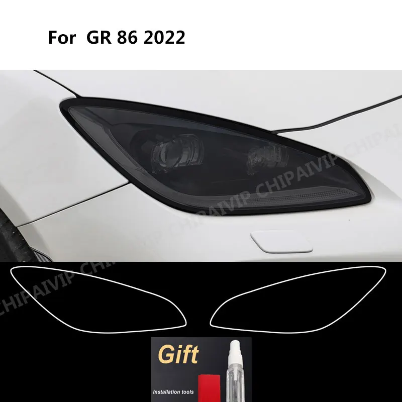 Pentru Toyota GR 86 2022 GR86 Far Auto cu Folie de Protectie Fata de Lumina Autocolant Negru Anti Scratch Accesorii 3