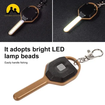 1buc Portabil cu LED, Breloc Lanterna Mini Cheie Formă Lampă Lanternă de Urgență Camping Drumetii Lumina Cheie Inel Breloc Lanterna Lampa 0