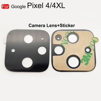 1buc Spate Adeziv Pentru Google Pixel 4 4 XL-4xl din Spate aparat de Fotografiat Lentilă de Sticlă Cu Autocolant piesa de schimb 1