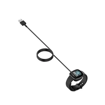1m Cablu de încărcare Pentru Fitbit Sens Înlocuire Cablu USB de Încărcare Cablu Clip Dock Accesorii Pentru Fitbit-Versa 3 Smartwatc 1