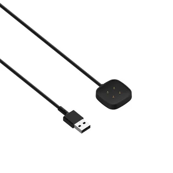 1m Cablu de încărcare Pentru Fitbit Sens Înlocuire Cablu USB de Încărcare Cablu Clip Dock Accesorii Pentru Fitbit-Versa 3 Smartwatc 3