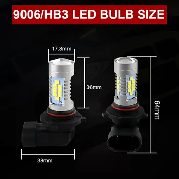 2 buc LED Lumina de Ceață Blub 9006 HB4 Lampa Canbus Pentru Lexus GS300 GS430 GS350 GS460 RX300 RX330 RX350 LS430 LS460 ES330 ES350 IS250 4