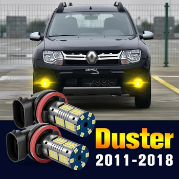 2 buc LED Lumina de Ceață Lampa Bec Pentru Renault Duster 2011-2018 2012 2013 2014 2015 2016 2017 Accesorii