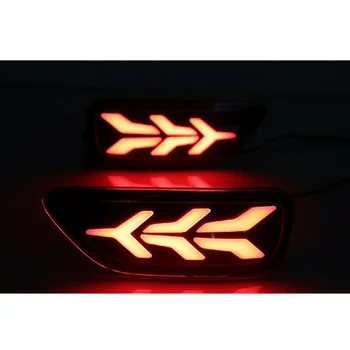 2 BUC LED-ul Roșu Bara Spate Coada de Lumină de Frână pentru Nissan Patrol Y62 2012-2020 Ceață Lămpi de Semnalizare Luminile de Frână Lampa de Stop Lumini 1