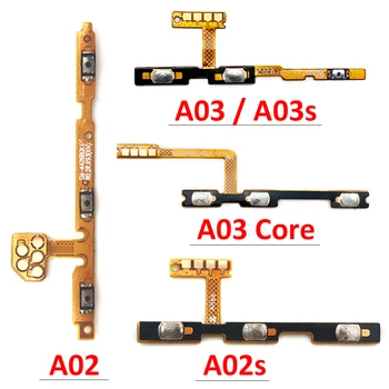 2 buc, Nou Pentru Samsung Galaxy A02 A02S A03s A03 Core Power On de Pe Cheie Buton Lateral Volum Cablu Flex Piese de schimb 0