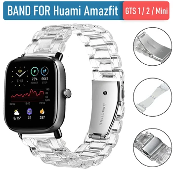 20/22MM Transparent Sport Curea de mână pentru Huami Amazfit GTS 2/2e/mini Ceas Trupa pentru Amazfit GTS Watchband Ceas Inteligent Brățară 0