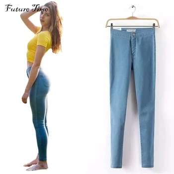 2017 noua moda femei jeans,talie inalta blugi denim,slim casual, sexy, pantaloni de creion,se spală blugi femei pantaloni blugi skinny C0185