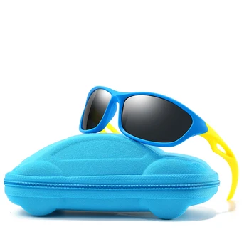 2020 Nou Polarizate Copii ochelari de Soare Baieti Fete copil Copil de Moda Cauciuc Polaroid Ochelari de Soare Copii Oglindă Nuante TR90 UV400