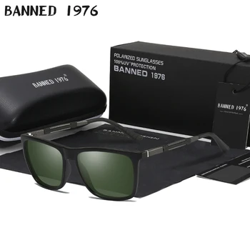 2021 Brand Design Clasic Polarizat ochelari de Soare Barbati Femei Conducere Cadru Pătrat Ochelari de Soare Ochelari de cal de sex Masculin UV400 Om Oculos De Sol