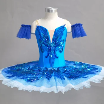 2022 Copii Paiete balet TUTU balerina dans rochie copii pancake tutu costume de dans poarte haine rochie de balet pentru fete