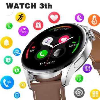 2022 GT3 IP68 rezistent la apa Smartwatch Pentru Barbati Femei Bluetooth Apel de Muzică Joc Ritm Cardiac Monitor Somn Bratara HW3 Ceas Inteligent