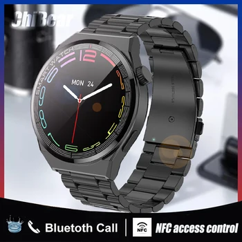 2022 NFC Bluetooth Apel Ceas Inteligent Bărbați Rotativ Buton Personalizat fata ceas 260Mah Mare baterie rezistent la apa Smartwatch Sport Track GPS