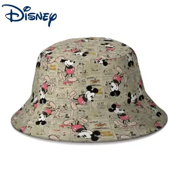 2022 Noi de Vara Mickey Mouse Găleată Pălării pentru Unisex Disney Streetwear Pliabil Bob de Pescuit Palarii Fete Baieti Panama Gorros