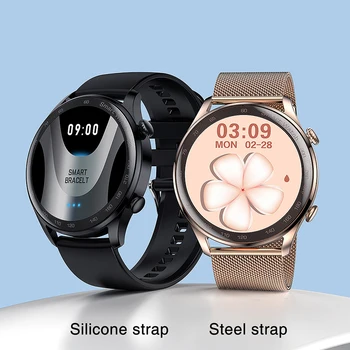 2022 Nou de apelare Bluetooth Ceas Inteligent Bărbați 390*390 HD Pixeli Lady Sport Impermeabil Brățară Inteligent Smartwatch Tracker de Fitness 5