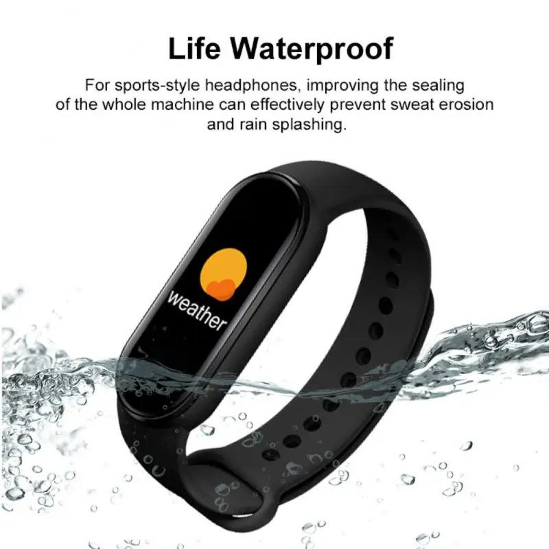 M6 Ceas Inteligent Pentru Bărbați Tracker De Fitness Ceasuri M6 Smart Band Heart Rate Monitor De Sănătate, Fitness Brățară Pentru Telefon Mobil 1