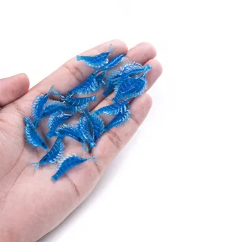 20buc Colorate Bionic Silicon Mini Momeli 2,5 cm Moale Pescuit Momeală Artificială Creveți Momeala Nu Cârlig Mare, Pescuit de Iarna Instrument