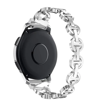 20mm 22mm Oțel Inoxidabil VO Diamante Curea pentru Samsung Galaxy Watch 3/4/5/de Viteze S3/2 Active de Metal Brățară pentru Ceas Huawei 3/GT2 4