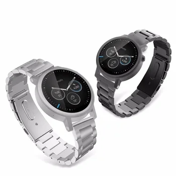 20mm 22mm Pentru SAMSUNG Galaxy Watch 42 46mm Huawei watch 46mm 42mm din Oțel Inoxidabil Pentru Amazfit Bip GTR curele