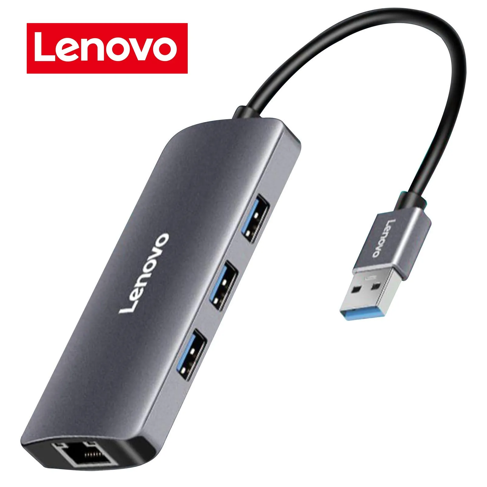 Lenovo USB Ethernet USB3.0 Lan 1000Mbps Ethernet Adapter USB RJ45 HUB USB Pentru Laptop-ul Xiaomi Mi Box S Ethernet HUB placa de Retea