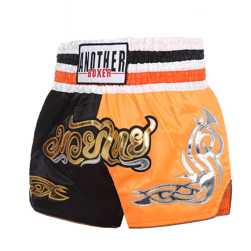Scurt Muay Thai Shorts pentru Thai Box MMA Haine de Bărbat Femei Copii Sanda Lupta Kick Boxing Joc de Sport de Formare Uniformă 3XL 2
