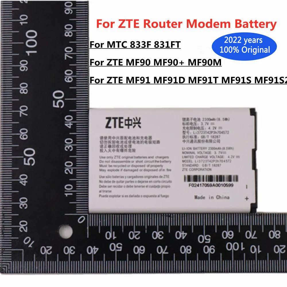 2022 Ani Li3723T42P3h704572 4G Wifi Router Modem Baterie Pentru ZTE MF91 MF90 MF90+ MF90M MF91D MF91T MF91S MF91S2 MTC 833F 831FT 0