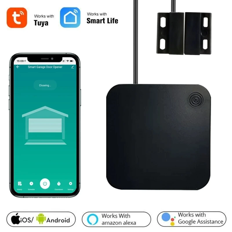 Tuya Wifi Garaj Usa Comutator Inteligent Usa de Garaj Controler Smart Home Vocea Conrtrol Funcționează Cu Alexa Google Smart Life APP