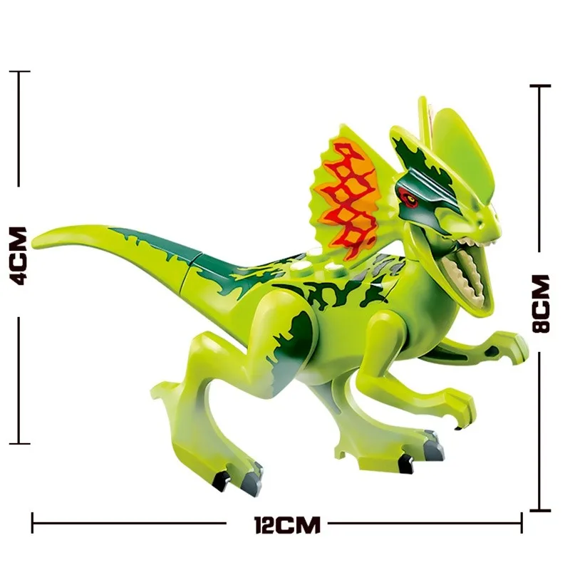 MOC Dinozauri Parc Jurassicss din Lume 2 Cifre Brutal Raptor Bloc Construirea Modelelor Copii Jucărie DIY Educație Pentru Copiii 1