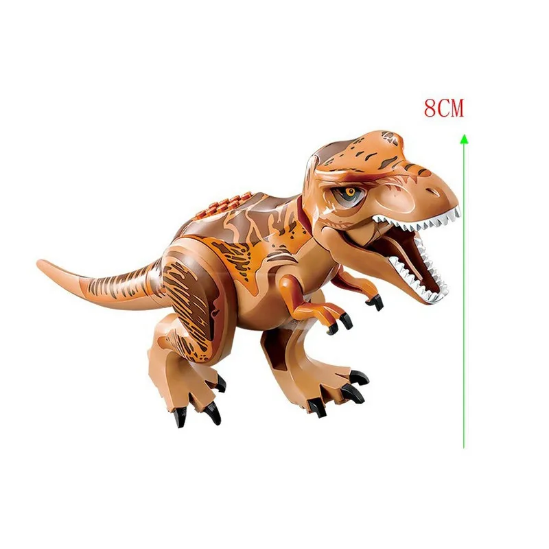 MOC Dinozauri Parc Jurassicss din Lume 2 Cifre Brutal Raptor Bloc Construirea Modelelor Copii Jucărie DIY Educație Pentru Copiii 4