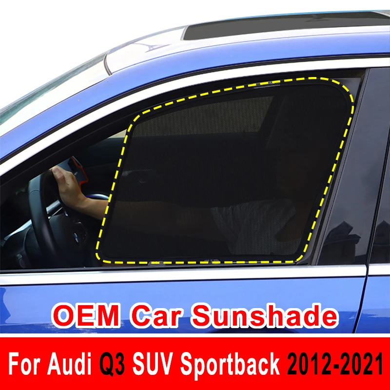 Masina personalizat Ferestre, Uși, Capac parasolar Pentru Audi Q3 SUV Sportback Parbriz Viziere de Soare Scut Magnetic Perdele 2012-2021