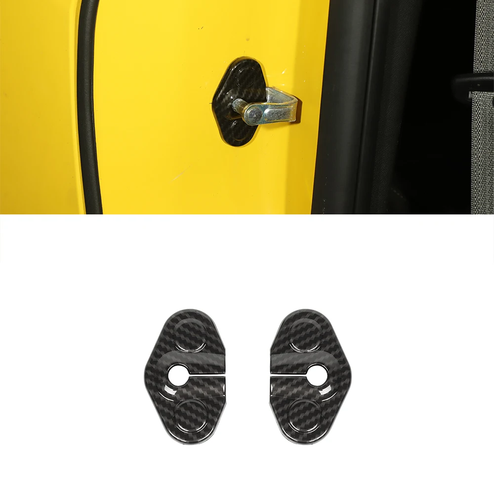 Auto Door Lock Acoperire Catarama Decor Ornamental pentru Chevrolet Camaro 2010 2011 2012 2013 2014 2015 Accesorii de Interior din Fibra de Carbon 0
