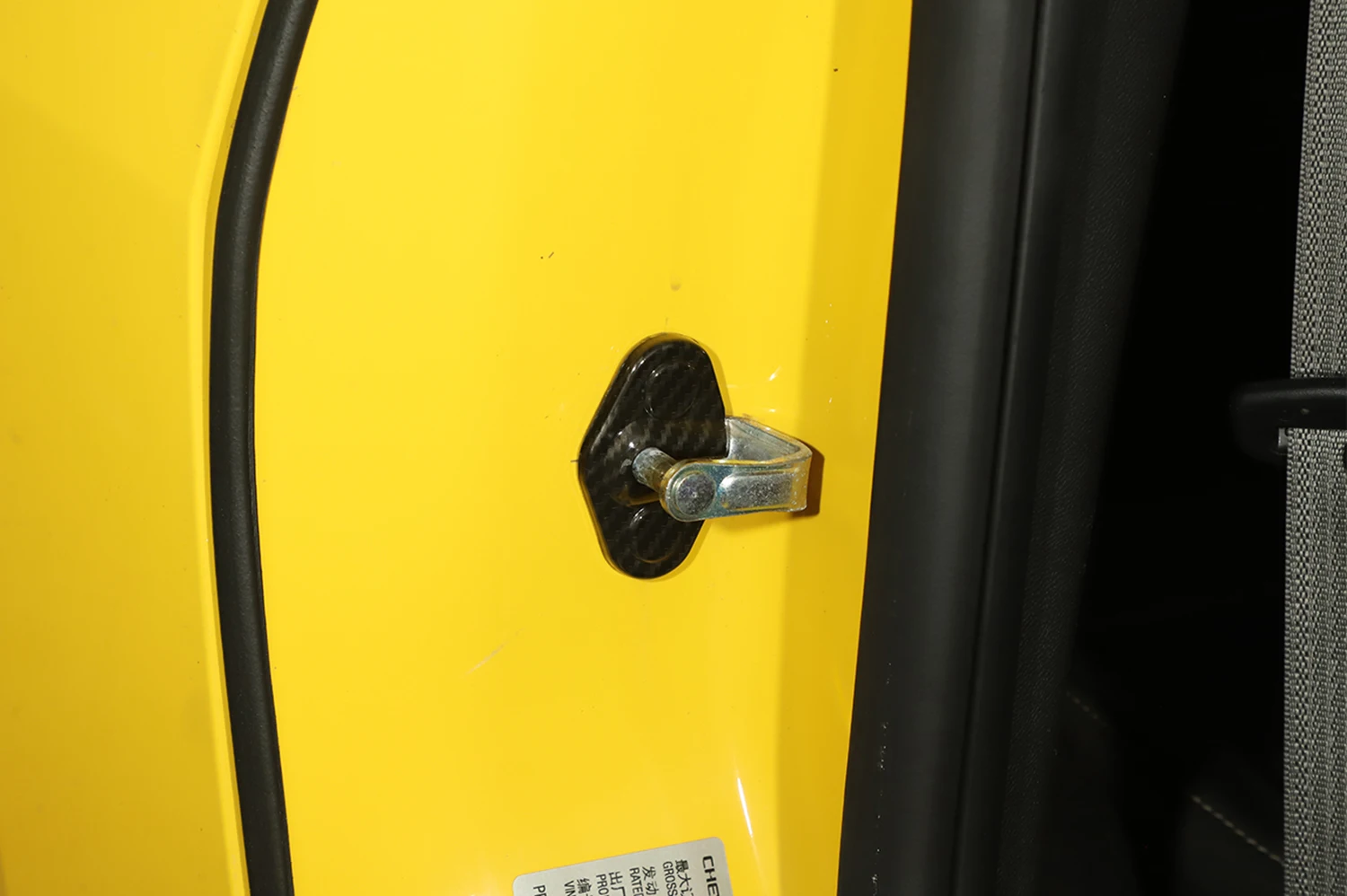 Auto Door Lock Acoperire Catarama Decor Ornamental pentru Chevrolet Camaro 2010 2011 2012 2013 2014 2015 Accesorii de Interior din Fibra de Carbon 4