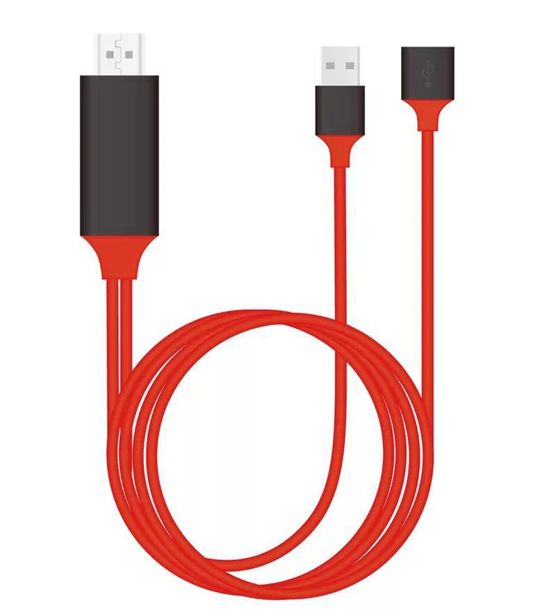 USB compatibil HDMI Cota de Ecran Cablu HDTV Oglindă Adaptor pentru IPhone 7 8 Plus X XS MAX XR 11 12 Mini-13 IOS Telefon Android Pentru TV