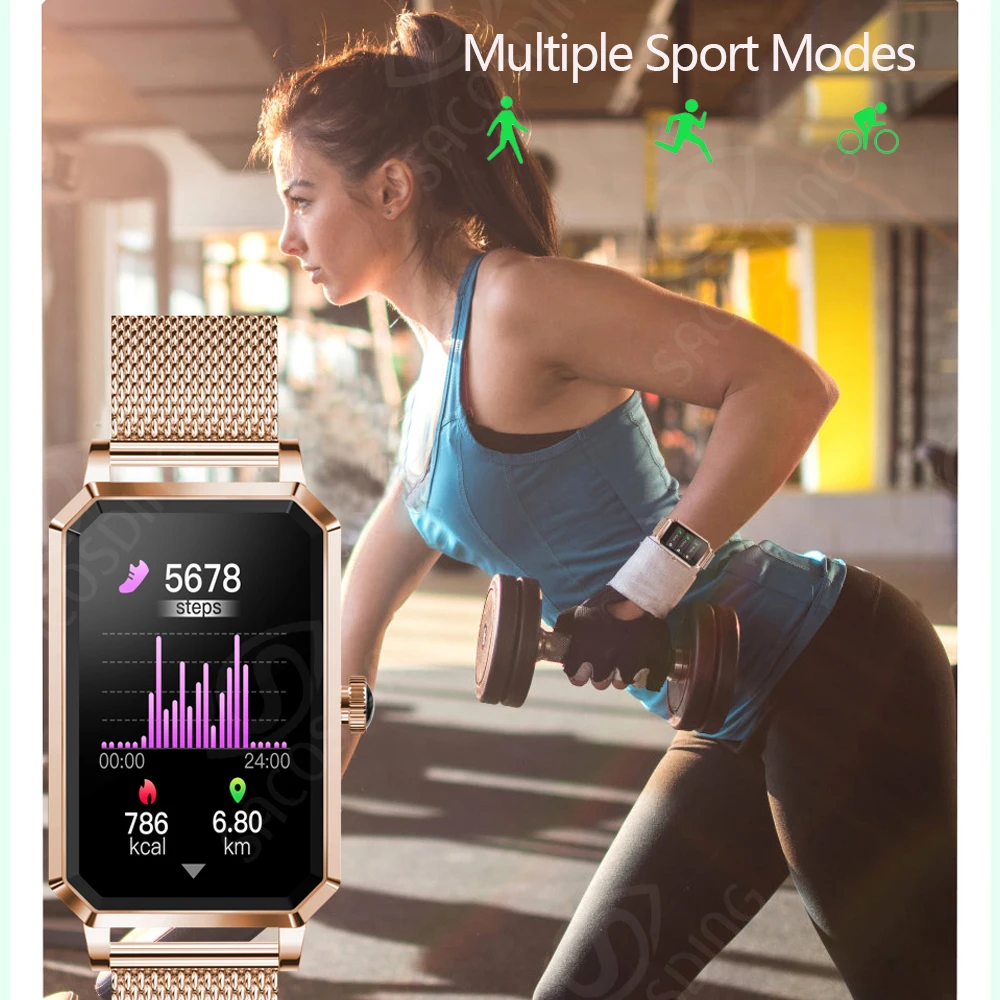 Noul Ceas De Lux De Moda Ceas Inteligent Femei Fitness Tracker Ceas Monitor De Ritm Cardiac Sport Inteligent Doamnelor Ceas Pentru Xiaomi, Huawei 4