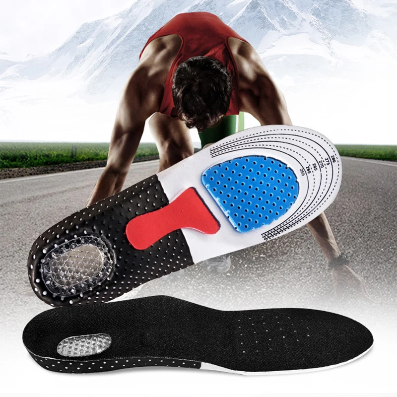 Cuttable Silicon Tălpi De Picioare De Om Femeile Semele Ortopedice Pentru Pantofi Unic Plasă De Deodorant Respirabil Sport Pantof De Alergare Tampoane 1