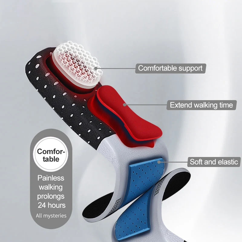 Cuttable Silicon Tălpi De Picioare De Om Femeile Semele Ortopedice Pentru Pantofi Unic Plasă De Deodorant Respirabil Sport Pantof De Alergare Tampoane 3