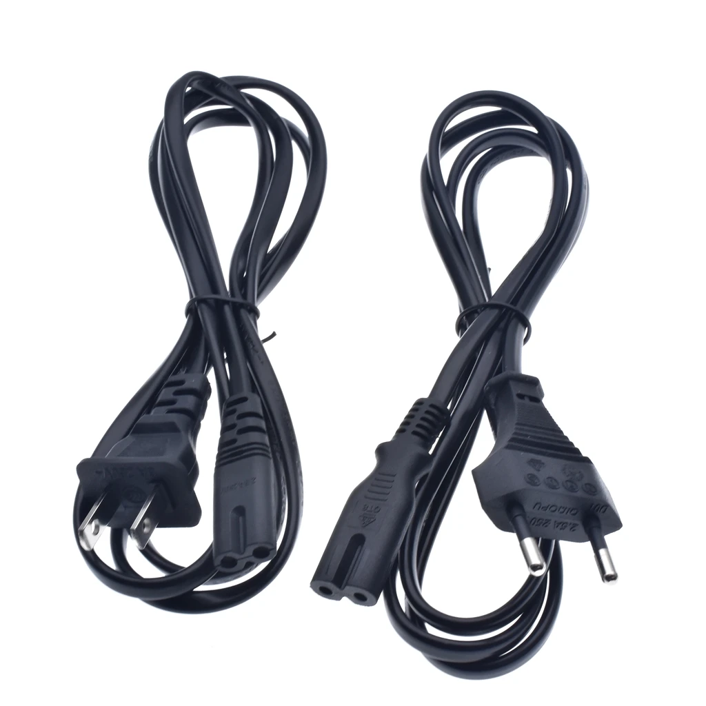 UE/SUA Priza de Putere C7 Figura 8 AC Cablu de 1,5 Metri 250V 2,5 0,75 mm/2C 2-Dinte Cablu de Alimentare pentru PS4 PS3 Slim PS2