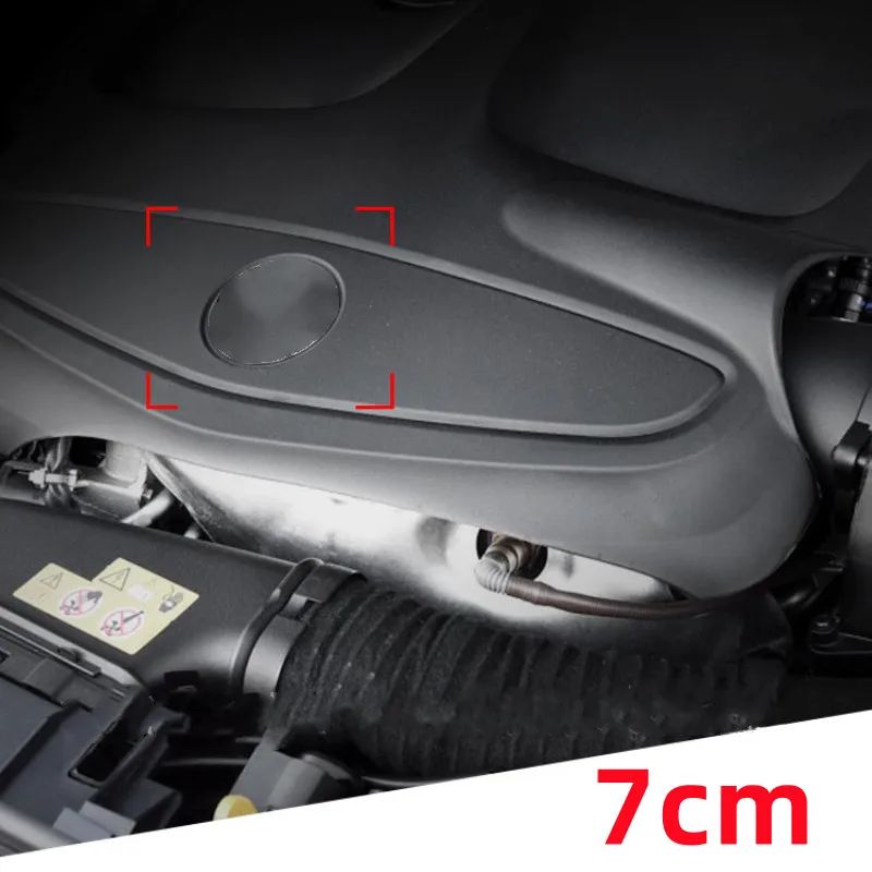 7cm Metal Motor de Masina Acoperi Emblema Autocolant Capota Acoperi Decal Accesorii pentru Mercedes-Benz C E S Class E63 E200 E300 C180 S350 C63