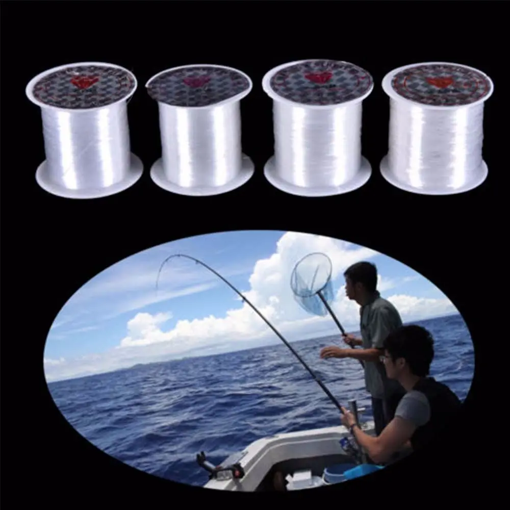 1 Rola de 0,2-0,8 mm Linia de Pescuit din Nylon Durabil de Pește Linii Maritime de Pescuit Linie de Cristal Fir de Accesorii de Pescuit Aborda