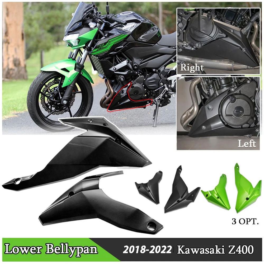 Z400 Burta Pan Pentru Kawasaki Z 400 Bellypan Inferioară Motor Spoiler Carcasă De Protecție Carenaj Accesorii Pentru Motociclete 2018-2023 2020